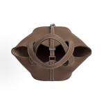 HERMES Picotin Lock 18 silver buckle Etoupe Elephant grey